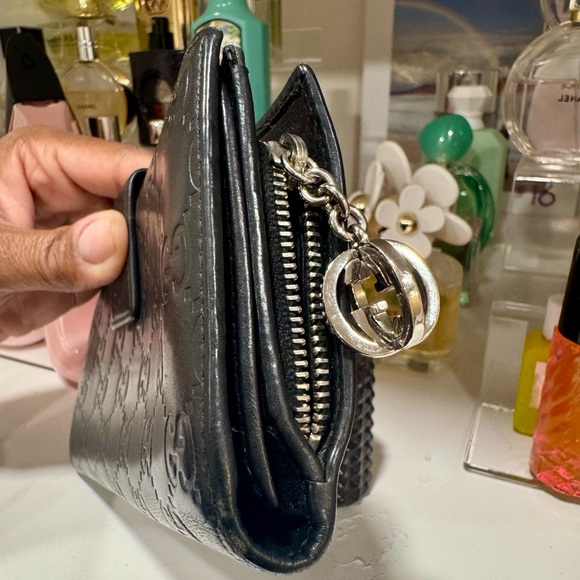 Authentic Gucci Black Guccissima Leather Continental Wallet - Picture 2 of 13